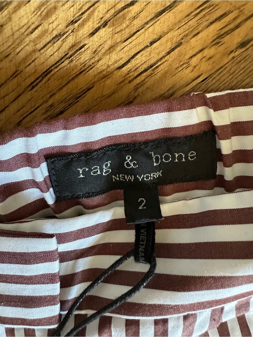NWT Rag & Bone Lacey Stripe Poplin Pant - Picture 5 of 7